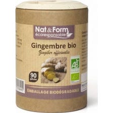 Nat&Form Eco Gingembre Bio 90 Gélules