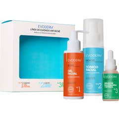 Evoderm Ligne Antiacné Gel + Tonique + Sérum