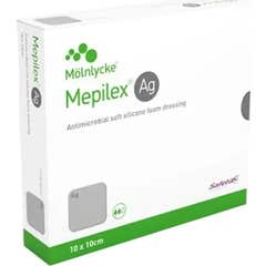 Mepilex Ag Pansement Antimicrobien 10x10 cm 3 uts