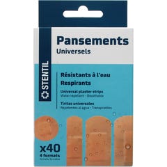 Stentil Pansement Universel Waterproof 40uts