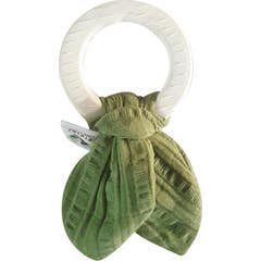 Tikiri Anneau de Dentition Caoutchouc Naturel rond et vert 1ut