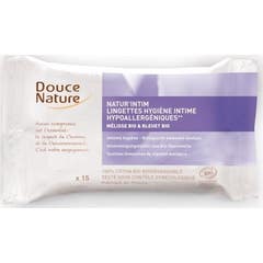 Douce Nature Lingettes intimes Eco 15 pcs