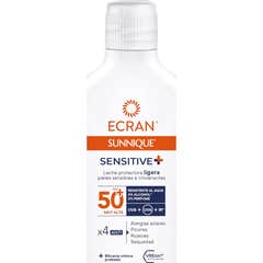 Ecran Sunnique Sensitive+ Lait Protecteur Léger Spf50+ 200 ml