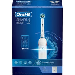 Oral-B Brosse à Dents Électrique Smart 4 4200W Blanc 1ut