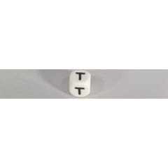 Irreversible Perle Silicone Pour Attache-Sucette Lettre T 1 unité