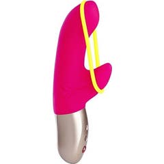 Fun Factory Amorino Vibrador Pink Yellow Fluorescent 1ut