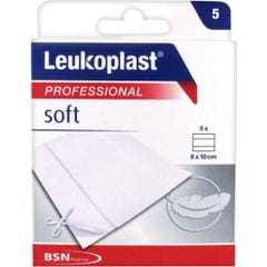 Leukoplast Soft Pansement 8x10cm 5uts