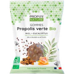 Propos'Nature Gommes Bio Propolis Verte Miel et Eucalyptus 45 g