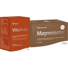 Vitae Magnesium6 120 comp + Vitalivio 10 sticks
