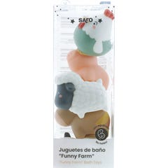 Saro Set Jouets de Bain Funny Farm 5 uts