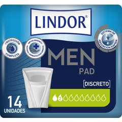Lindor Men Pad Discreet 14 pcs