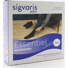 Sigvaris Men Essentiel Microfibre 2 Chaussette Marine SL 1 Paire