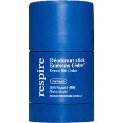Respire Déodorant Stick Embruns Cèdre Efficacité 48H 50 g