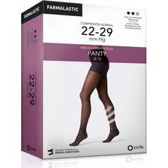 Farmalastic Panty-high to waist (E-T) Compression Normale T-Reina Noir