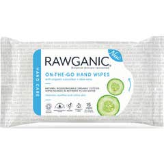 Rawganic Lingette Nettoyant Mains 15uts