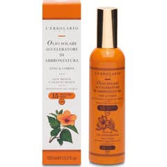 L’Erbolario Huile solaire accélératrice de bronzage SPF15 100 ml