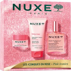 Nuxe Cofre Best Seller Floral - Huile Prodigieuse + Agua Micelar + Bálsamo Labios