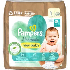 Pampers Harmonie New Baby Couches Taille 1 22uts