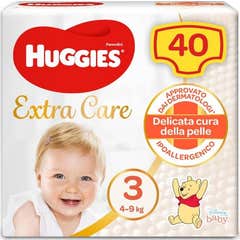 Huggies Extra Care Couches 3 40uts