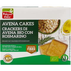 La Finestra sul Cielo Avena Cakes Crackers Avoine Romarin 250g