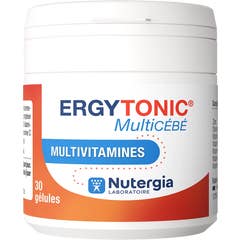 Nutergia Ergytonic Multicébé Multivitamines 30 Gélules