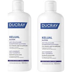 Ducray Elution Shampooing Doux Équilibrant 2x400ml