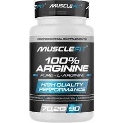 MuscleFit 100% Arginina 90 cápsulas