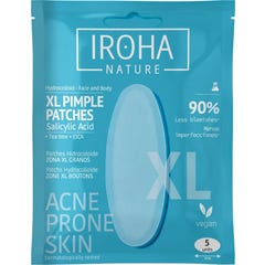 Iroha Nature Acne Prone Skin Patchs Hydrocolloïdes XL 5 Unités