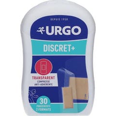 Urgo Discret + Pansements 2 Formats 30 uts