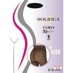 Solidea Curvy Sheer Collant 70den Noir Taille 2M-XL 1ut