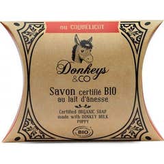 Donkeys & Co Savon au Lait d'�ne avec Coquelicot Eco 100g