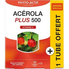 Phyto-Actif Acérola Plus 500 24+12comp