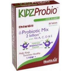 Health Aid Kidzprobio 2 Milliards + Vitamines 30 Chewables