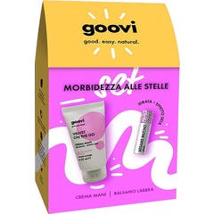 Goovi Pack Crème Mains Légère + Baume à Lèvres Rose