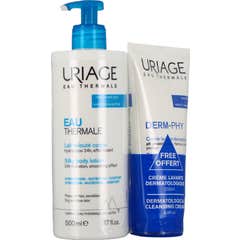 Uriage Pack Eau Thermale Leche Corporal Sedosa 500 ml + Derm-Phy 200 ml
