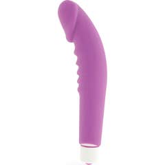 Dolce Vita Realistic Pleasure Silicone Vibrator Lilac 1 pc