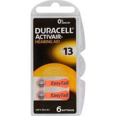 Duracell Activair Pile Aud 13 X6