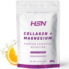 HSN Colágeno Hidrolizado + Magnesio 2.0 en Polvo Naranja 500g