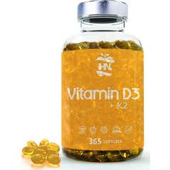 HN Nutrition Vitamine D3 + K2 365caps