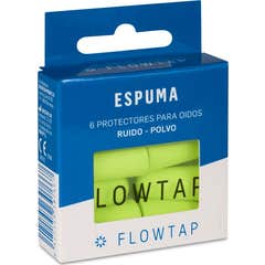 Flowtap Bouchons d’oreilles en mousse 6 unités
