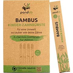 Pandoo Brosse À Dents Enfants Bambou 4 Unités