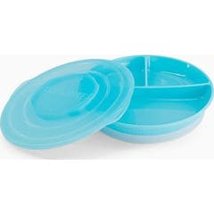 Assiette divisée Twistshake +6 Mois Bleu 1 pièce