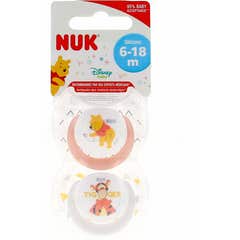 NUK Perfect Match Air Sucette Winnie 6-18 mois 2 unités