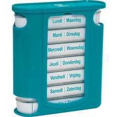 Plic Pilulier Tour Semainier 7 Jours 4 Compartiments/Jour 1 ut