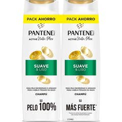 Pantene Shampooing Doux et Lisse 2x325 ml