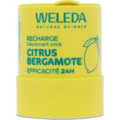Weleda Déodorant Stick Recharge Agrumes Bergamote 50 g