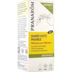 Pranarom Aromapic Soirée D'Été Paisible Mélange Pour Diffusion Bio 20 ml + 10 ml