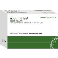 Offhealth AloCrossgel Solution Ophtalmique 15 Ampoules