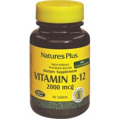 Nature's Plus Vitamin B12 2000mcg 60comp