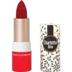 Charlotte Bio Rouge à Lèvres Mate Passion Red 3.5 g